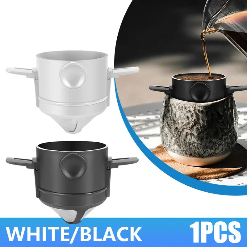 304 Stainless Steel Portable Coffee Filter Drip Coffee Tea Holder Reusable Mug Hand Brewed Coffee Filter Cup Sets