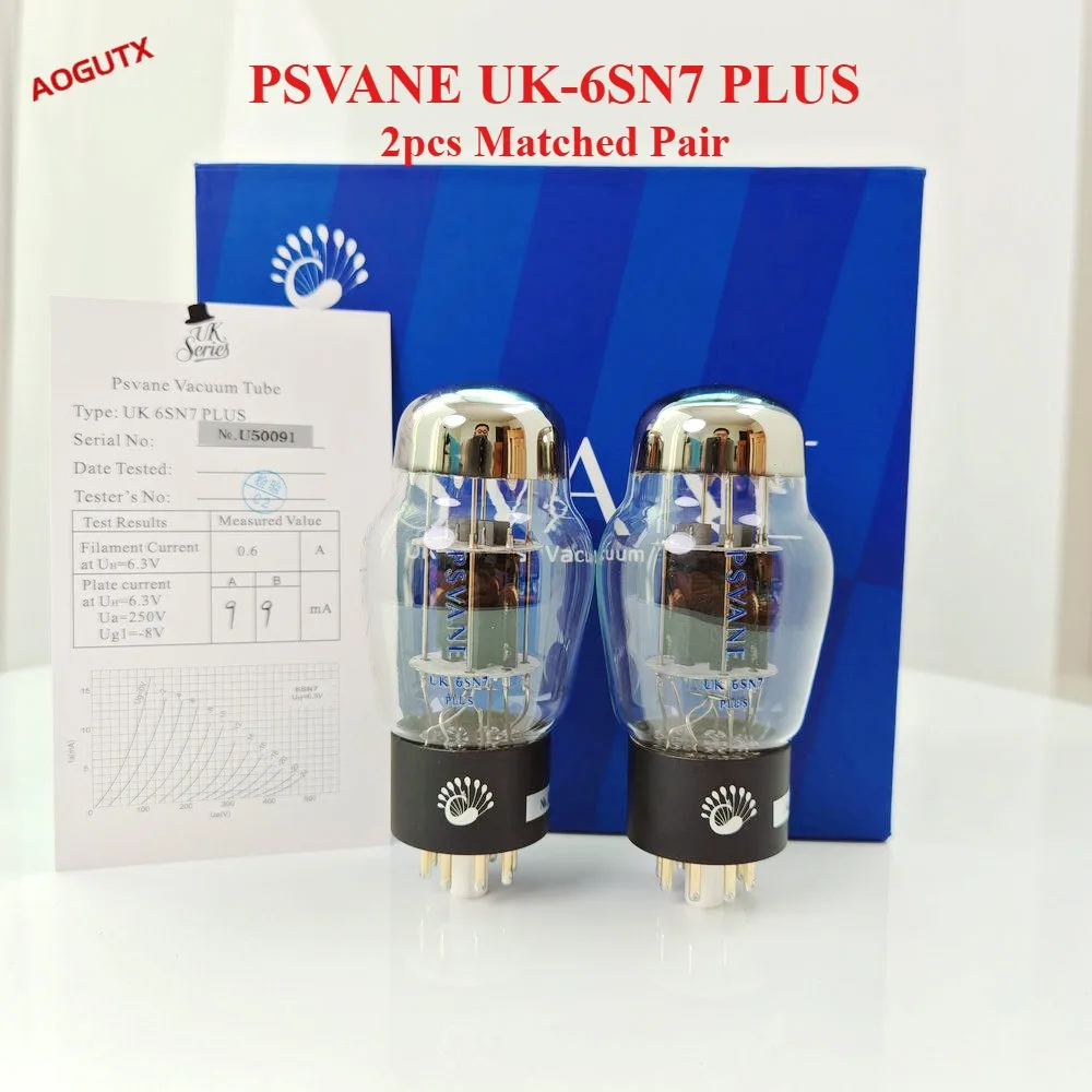 

Aogutx PSVANE UK-6SN7 PLUS Обновление лампы вакуумной лампы CV181 6SN7 6N8P 6H8C 6SN7GT 5692 HIFI Аудиоклапан Электронный ламповый усилитель Diy Matched