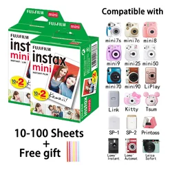 10/20/40/60/80/100 Sheets Papers Design for Fuji Instax mini 12 Mini White Film Instant Photo Paper For 11 8 70 25 90 SP-1 SP-2