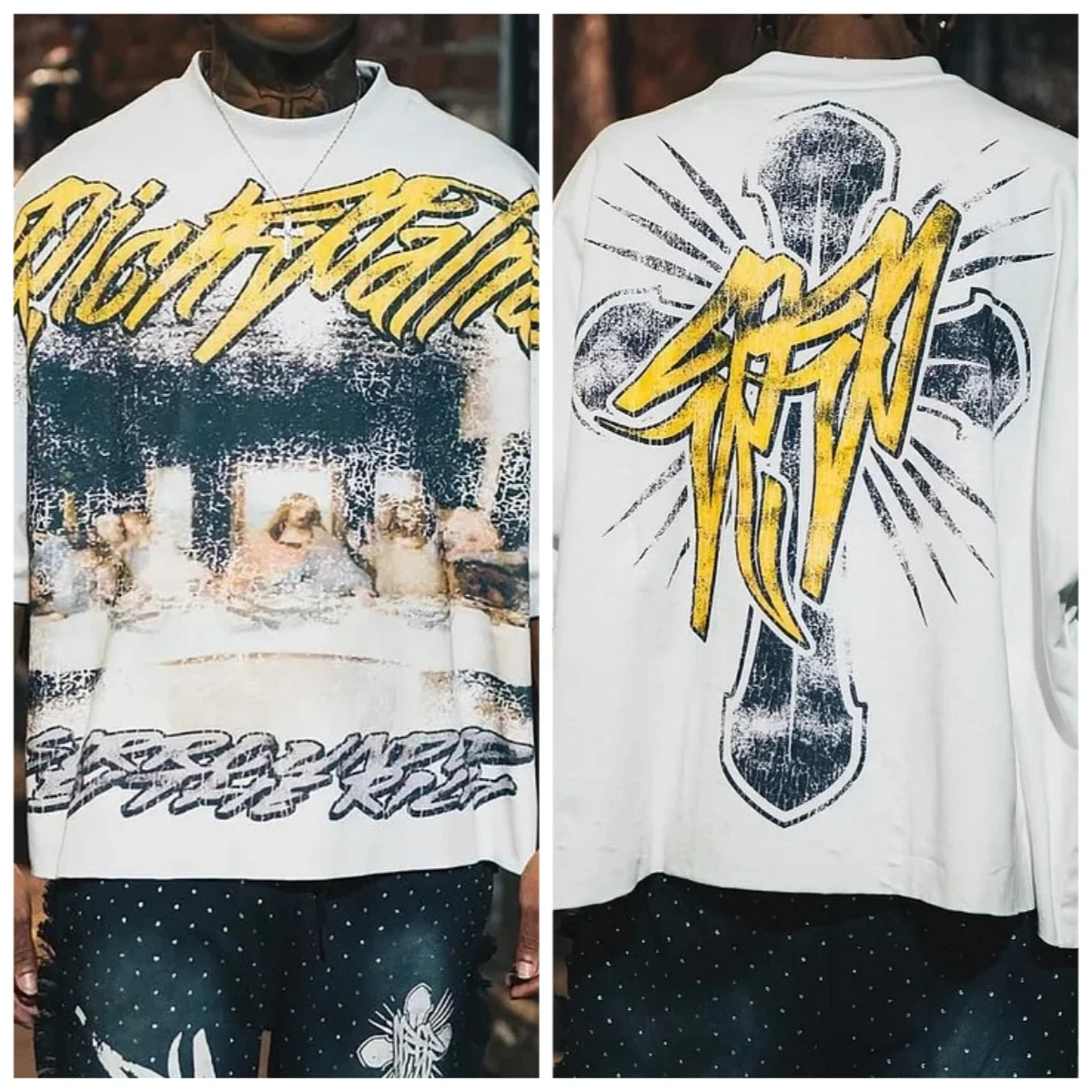 

Мужская модная футболка большого размера Иисус, мужская новая хлопковая футболка с короткими рукавами и отпускным узором, с короткими рукавами, пламенный абстрактный узор черепа