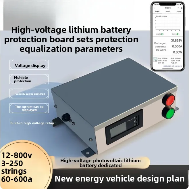 ​​High-Voltage Ternary/LiFePO4 Battery Protection Board - 97-168S Series with 100A Continuous Current & Intelligent Balancing​​