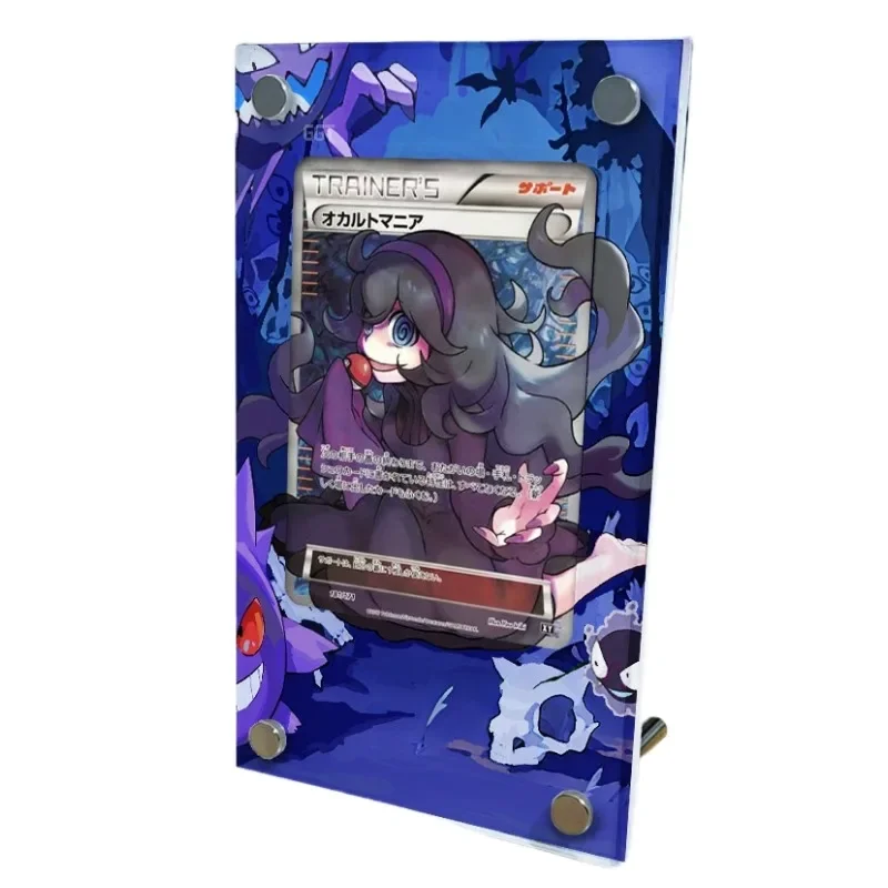 Pokemon Hex Maniac Animation Characters Acrylic Extended Painting Stuck Brick Anime Classics Game Collection Card Display Stand