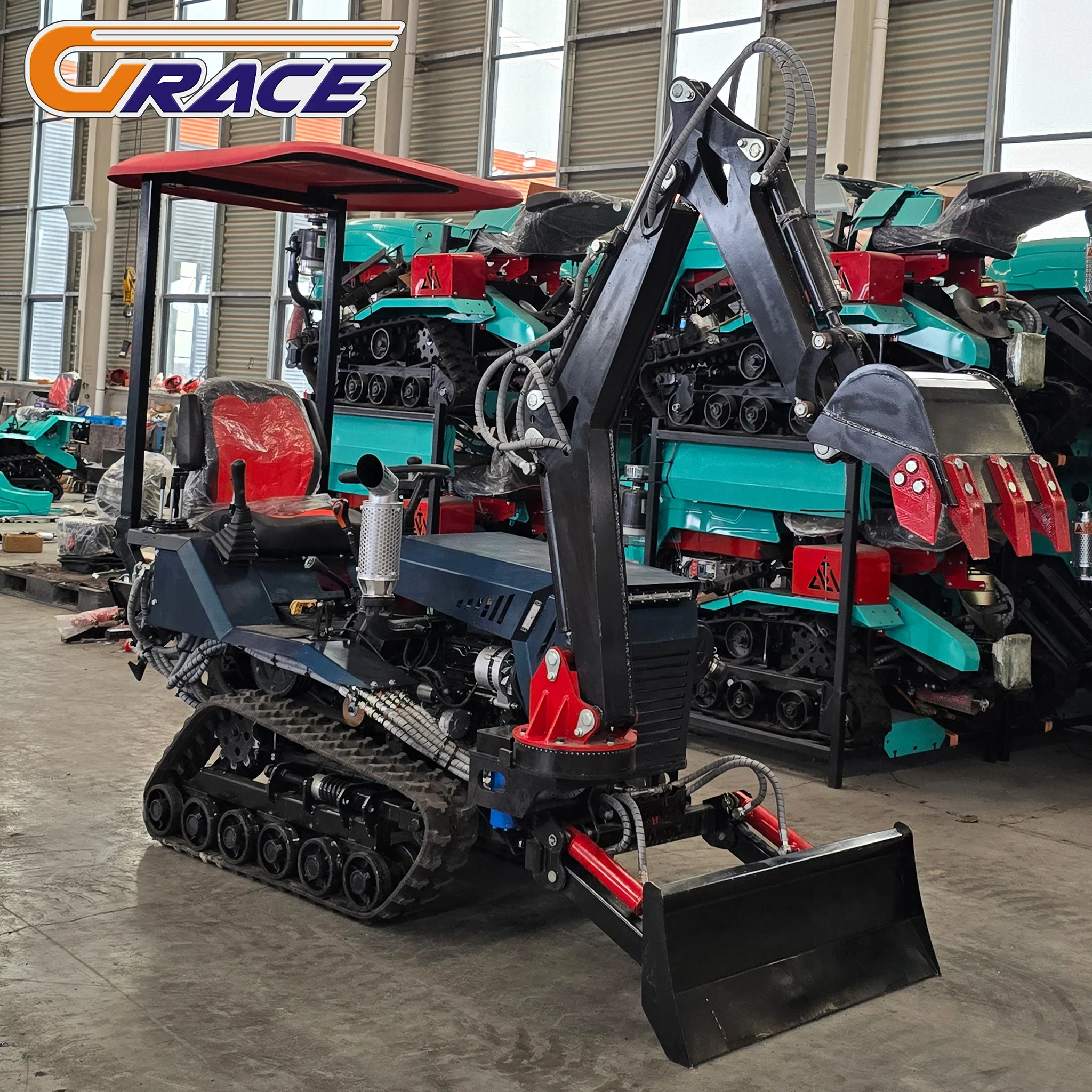 

Hot Sale Farm Crawler Tractor CE EPA EURO 5 High Quality Mini Crawler Tractor Garden Tractor for Sale