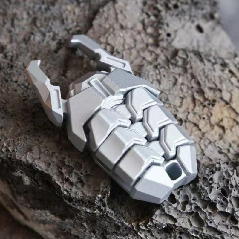 Besouro edc metal clicker gangorra cartão de pressão magnética fidget controle deslizante mecânico empurrando placa moeda háptica sensorial alívio do estresse brinquedo