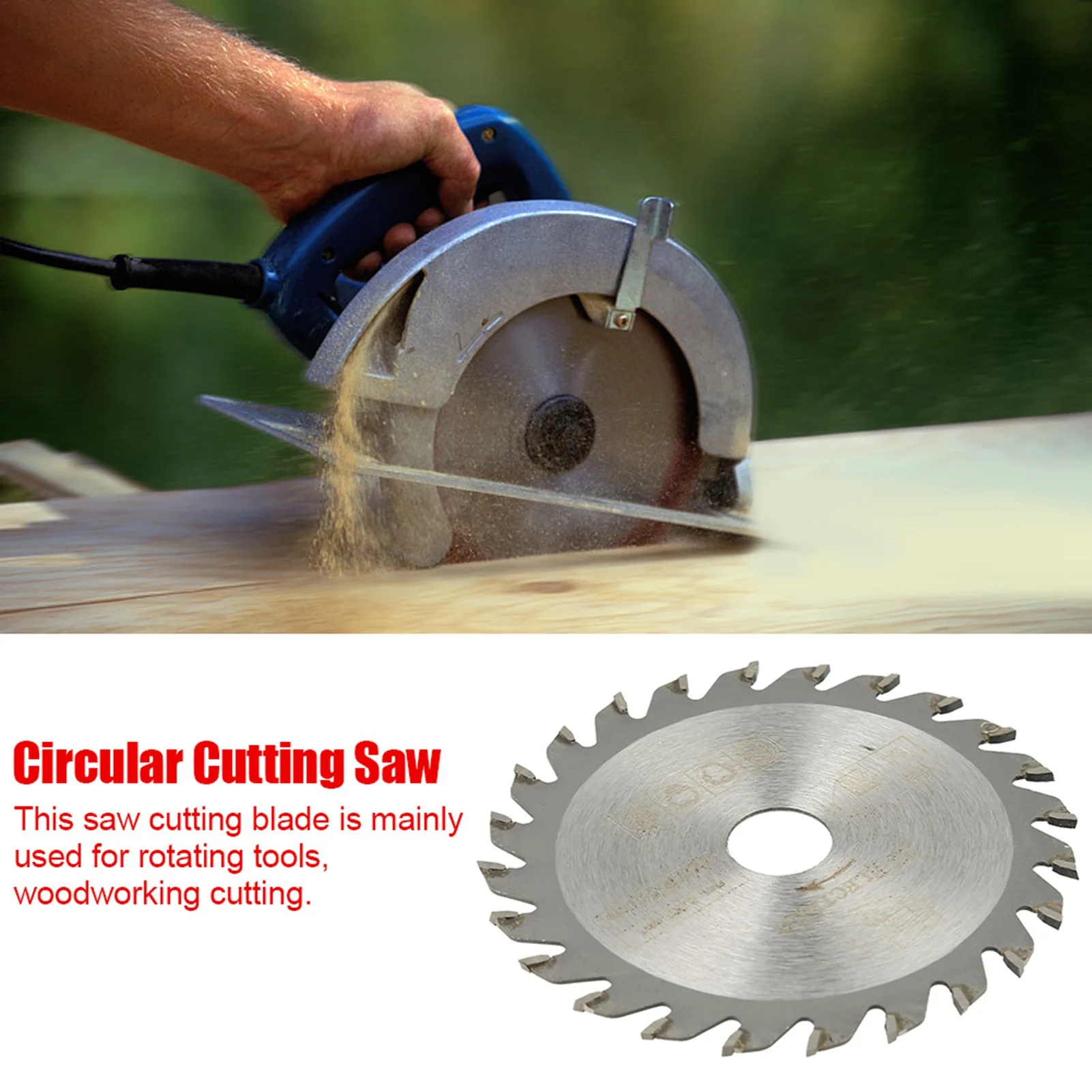 85mm x 15mm 24 Teeth Cemented Carbide Circular Cut Saw Woodworking Rotary Tool Cutting Disc Circular Cutting Saw