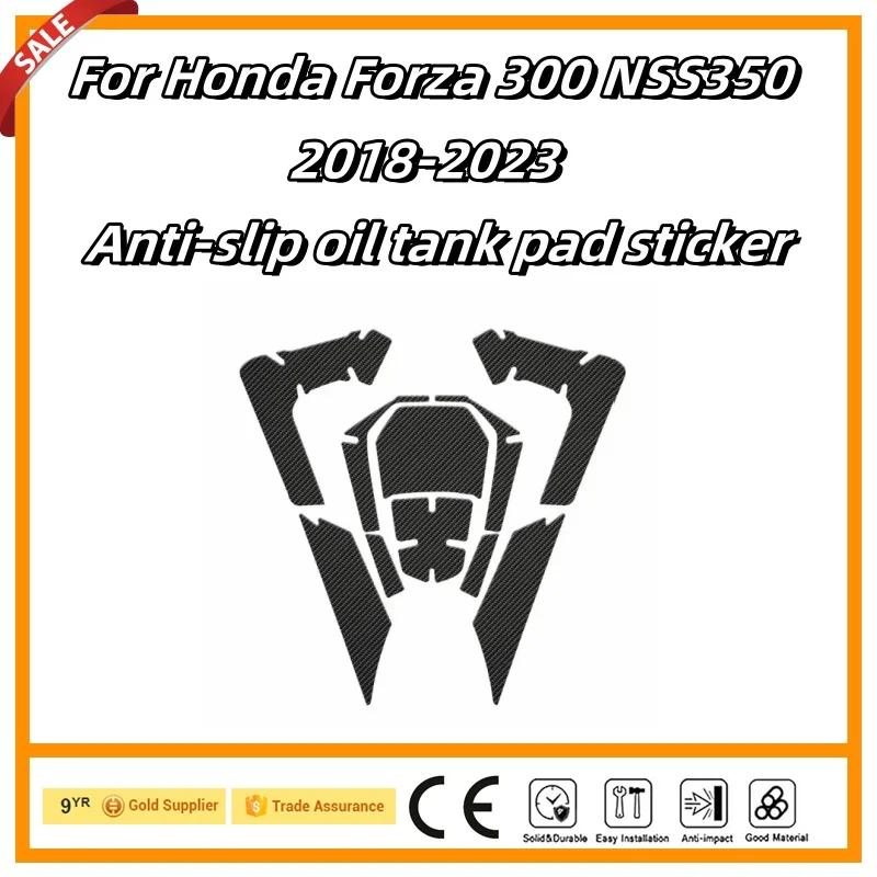 Motorcycle 3D Tank Pad Protector Sticker Decal Gas Fuel For Honda Forza 300 NSS350 2018-2023 Years