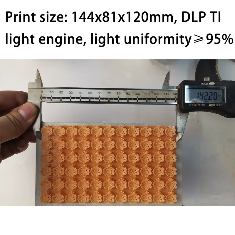 Unique Design Desktop DLP 3d Printer 55um DLP Resolution Jewelry Wax 3d Printer