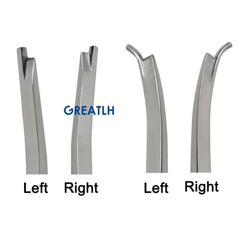 Stainless Steel Nose Chisel Shovel Nasal Bone Knife Nasal Bone Chisel Nose Shaping Tool Left Right Head Orthopedic Instrument