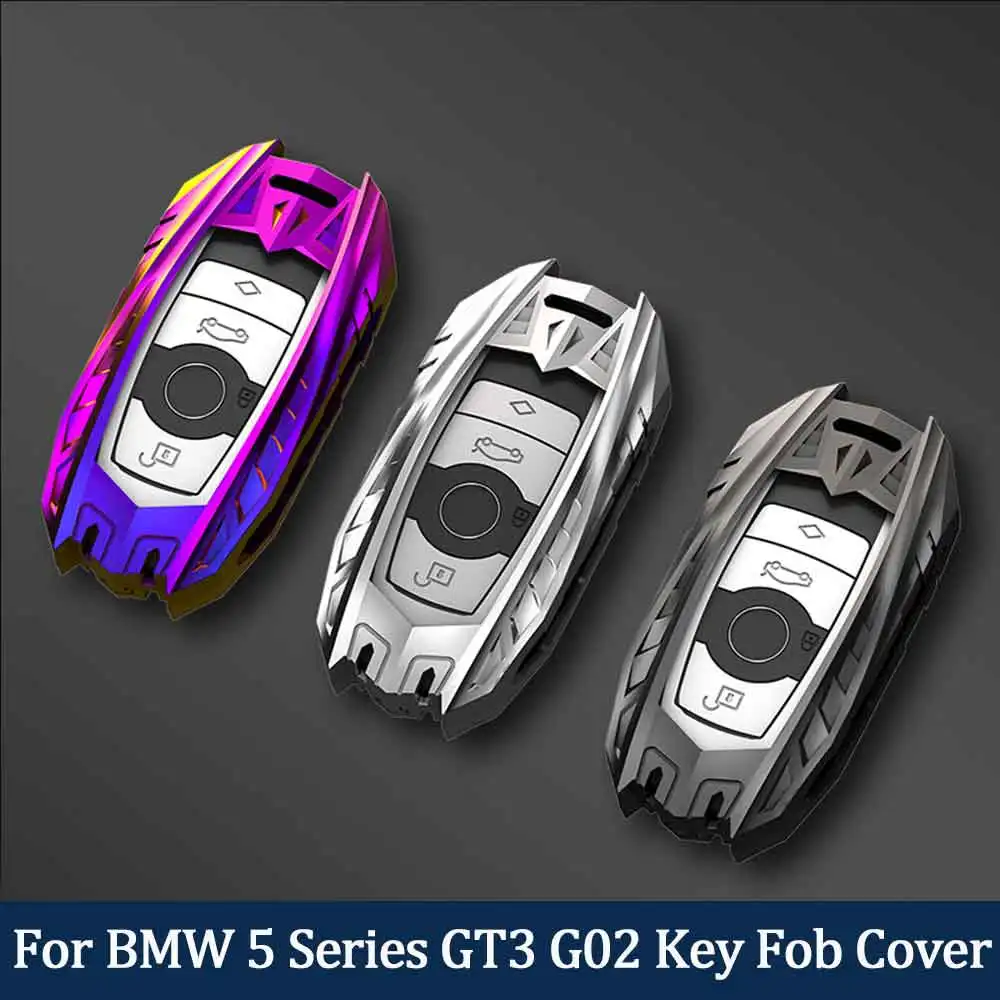 

Zinc Alloy Car Key Case Cover For BMW 5 Series X1 X3 X4 M3 M5 M6 GT3 G02 G05 Car Key Fob Cover
