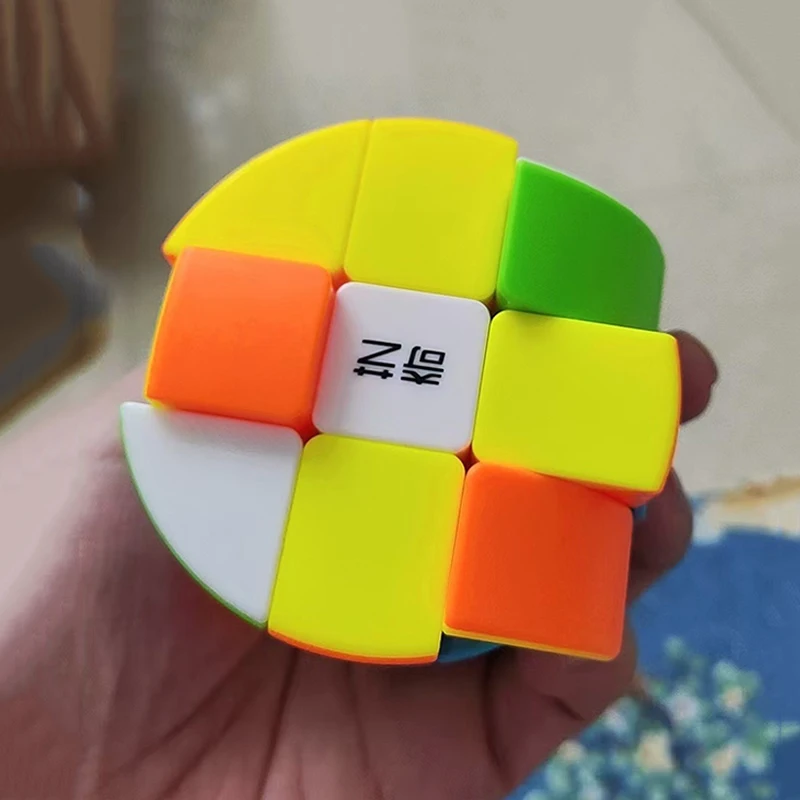 Puzzle en baril, Cube de vitesse cylindrique 3x3x3, casse-tête à rotation facile pour adultes et adolescents, jouets éducatifs pour enfants, cadeaux d'anniversaire, prix