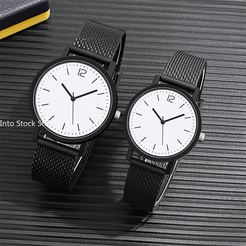 Couple Watches for Lovers Fashion Quartz Watches Men Women Waterproof Splash Resistant Wristwatch Lovers Watches