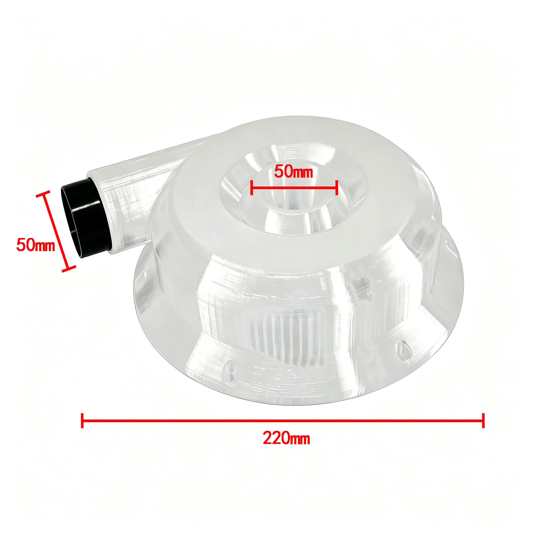 3D Printed Cyclone Dust Separator Cover Kit, Woodworking Shop Vac Dust Collector Lid with Complete Fittings
