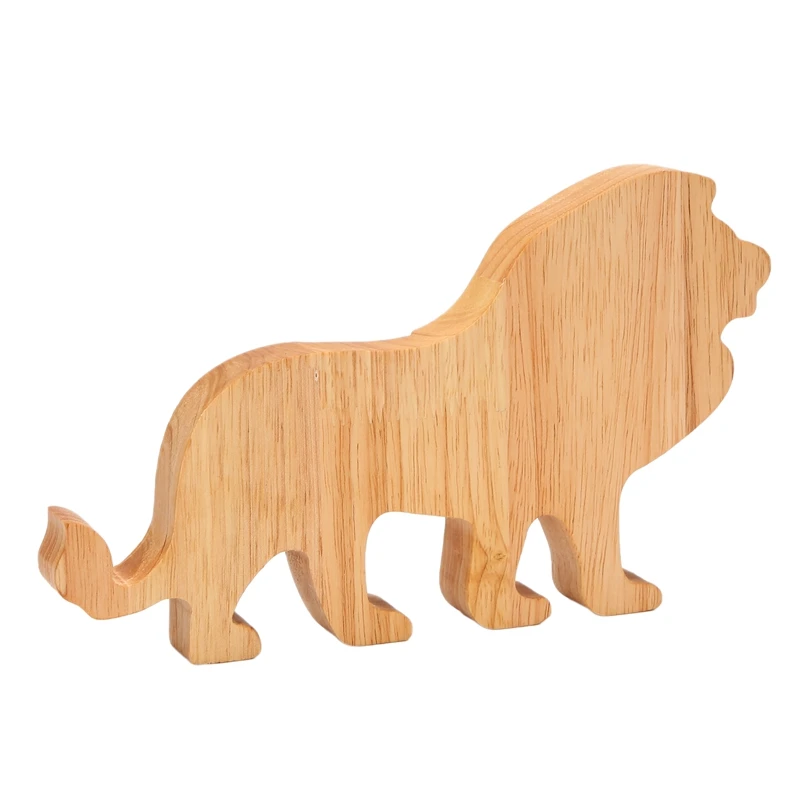 창의적인 사자 돼지 저금통, 만화 소나무 돼지 저금통, 투명 장식 공예품, 선물 장식, 26x20cm