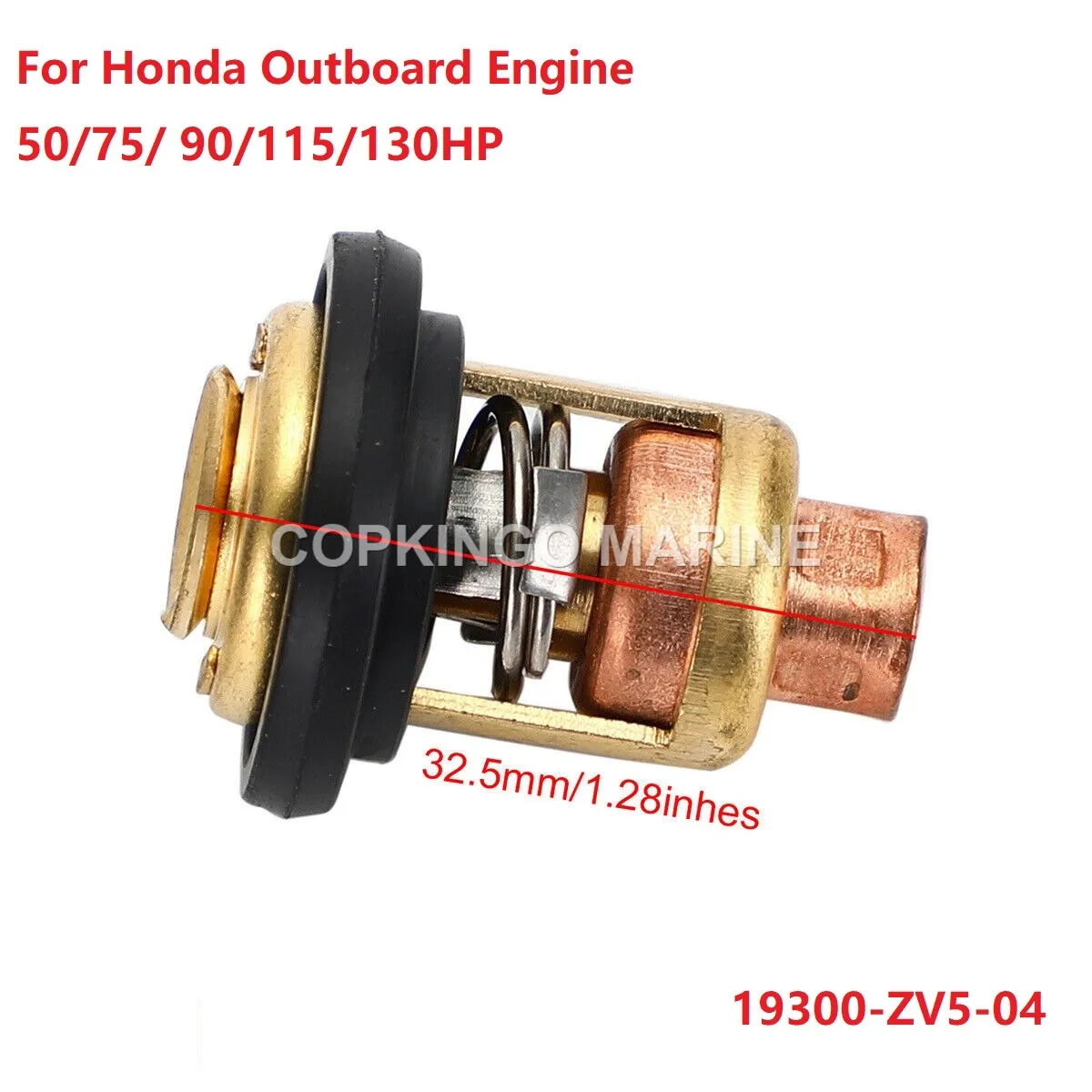 

boat Thermostat 72°C 19300-ZV5-04 for Honda Outboard engine 50/75/ 90/115/130HP