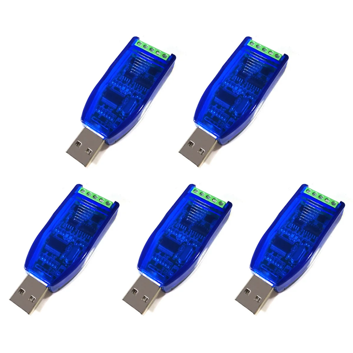 

5X Industrial USB to RS485 RS232 Converter Upgrade Protection RS485 Converter Compatibility V2.0 Standard -485