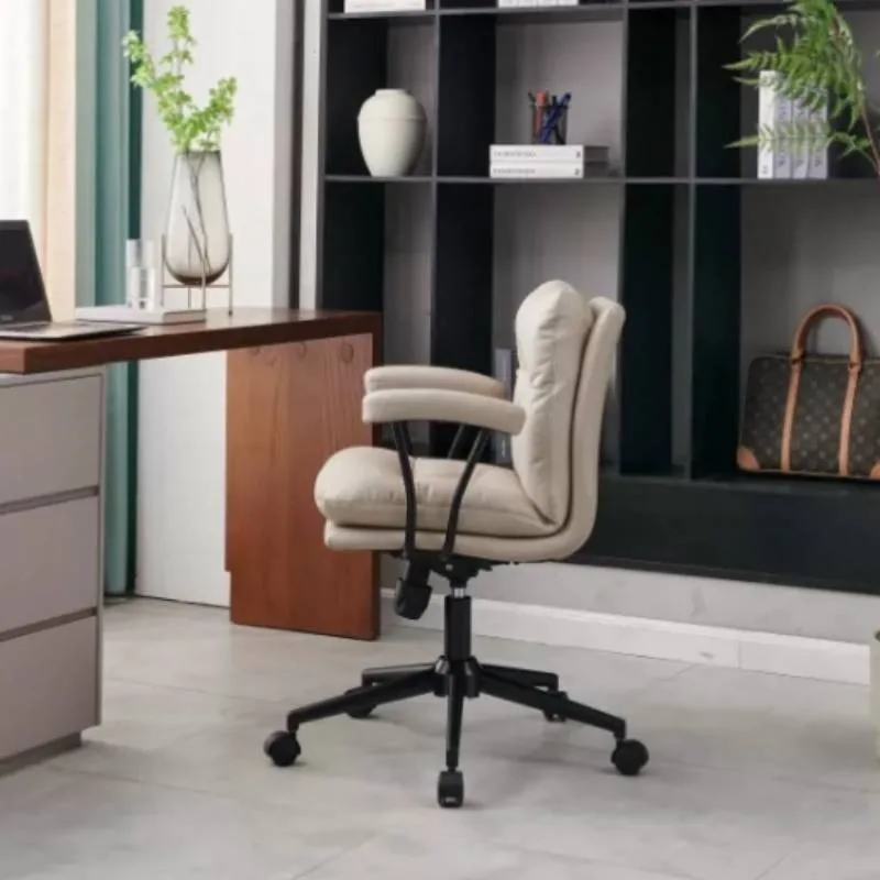 Lumbar Support Office Chair Ergonomic Adjustable Rolling Bedroom Office Chair Dining Rocking Sillas Para Escritorio Furniture