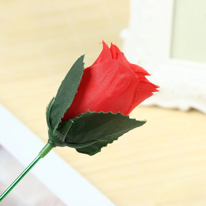 Torch To Flower Fire Rose Magic Tricks Flame Change Into Rose Valentine\'s Day Prop Surprise Party Performance