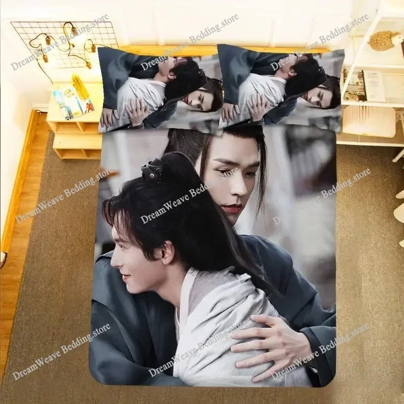 Word of Honor, Shan He Ling, Gong Jun, Zhang Zhehan, Zhou Zishu, Wen Kexing, Pillowcase, Duvet Cover Bedding Set, Single Double9
