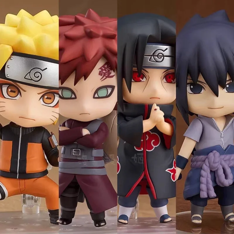 

Nendoroid 956 Gaara 682 Naruto Uzumaki 707 Uchiha Sasuke 820 Itachi Q Version Action Figures Anime Model Toy Desk Ornament Gifts