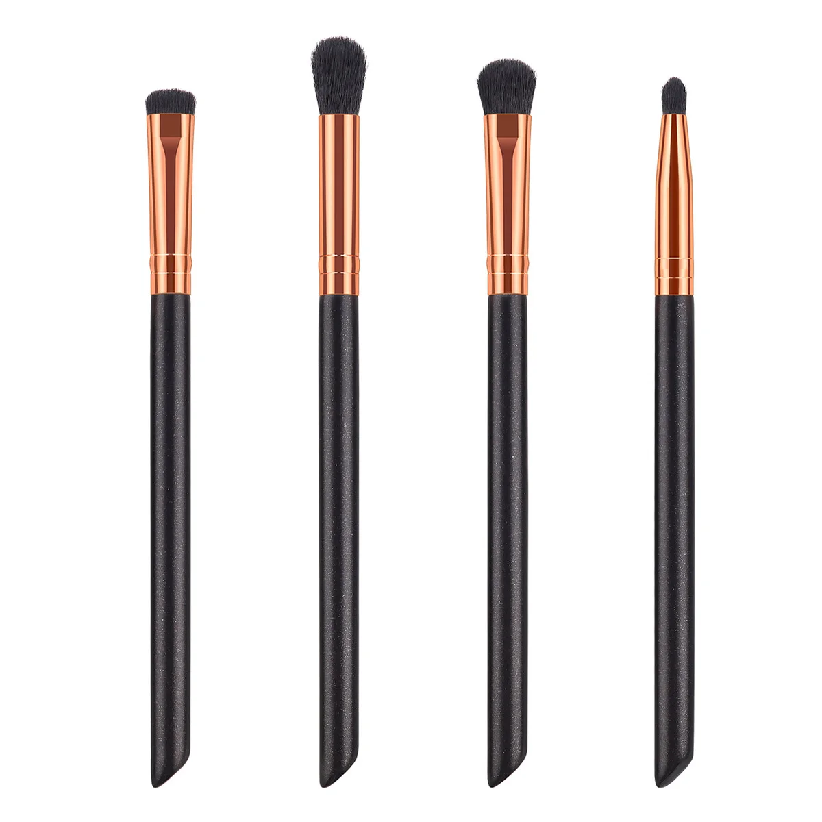 4 قطع فرشاة لمكياج العيون وأحمر الخدود ومستحضرات التجميل وبودرة الوجه وكريم النساء #1