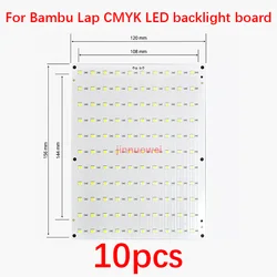 10pcs For Bambu CMYK LED backlight board CMYK Lithophane LED Backlight Board 5V1A USB-C power supply 10x11 110bit