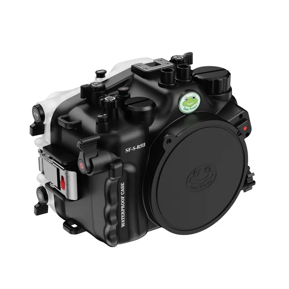 Seafrogs 40M/130FT水中ハウジング防水カメラケーススキューバ