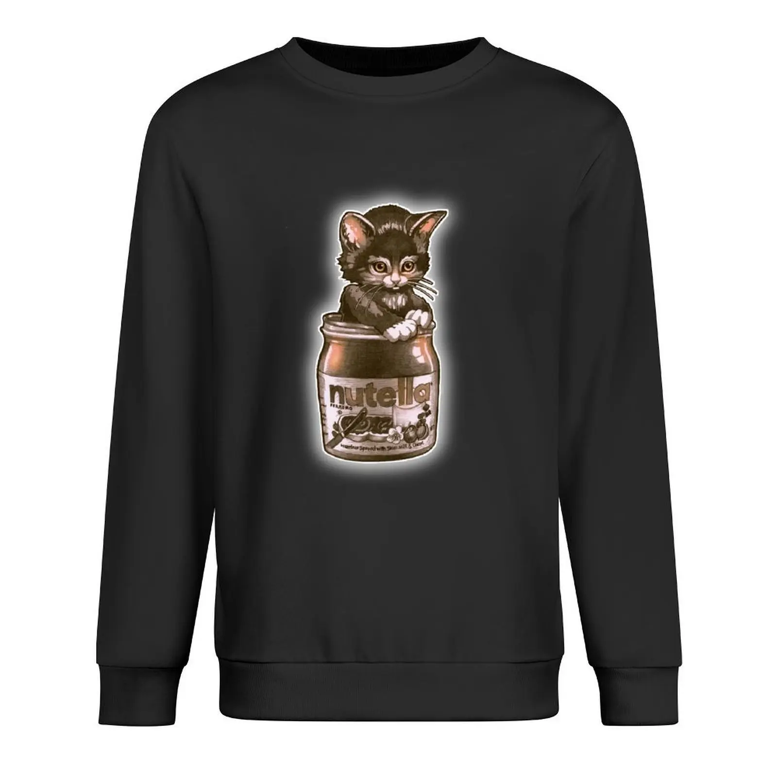 

Kitten 3 Nutella Pullover blouse winter clothes anime clothing men's autumn clothes sweatshirt men