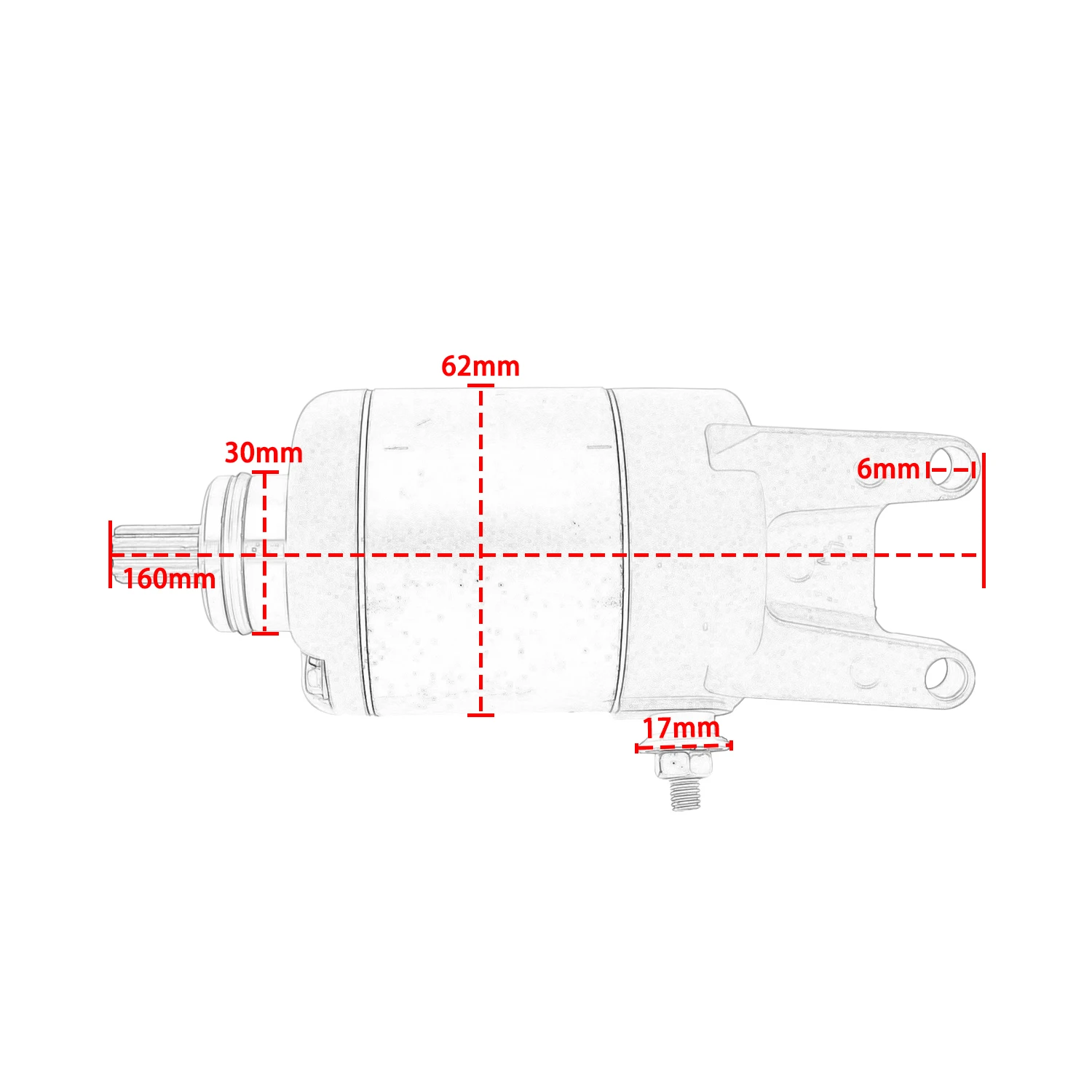 Motorcycle Parts Replacement Engine Starter Motor For Vespa LX 1503V ie 2012-2013 LX125 3V ie 2012-2014 250 X7 2008-2010 7002687