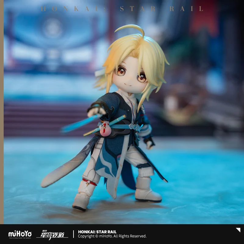 Official Honkai: Star Rail Game 1/12 Yanqing Action Figure 15cm Joint Movable Doll Collect Model Desktop Decoration Toy Gift