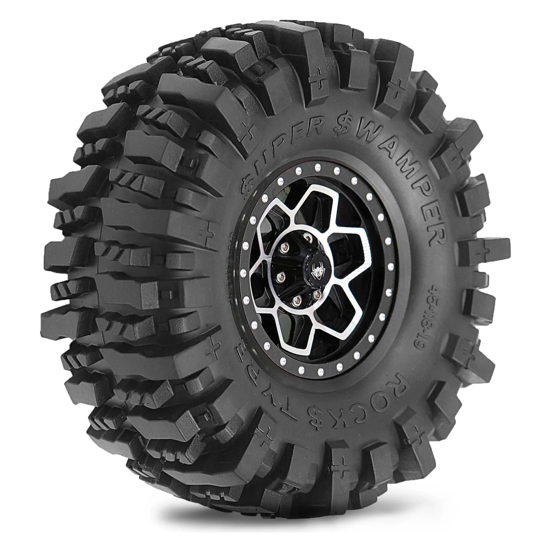 1.9 Inch RC Crawler Wheel Tire Set 4PCS 4.65'' OD 12mm Hex Fit Traxxas TRX4 Axial SCX10 Gen7 Gen8 1/10 Off-Road Spare Parts