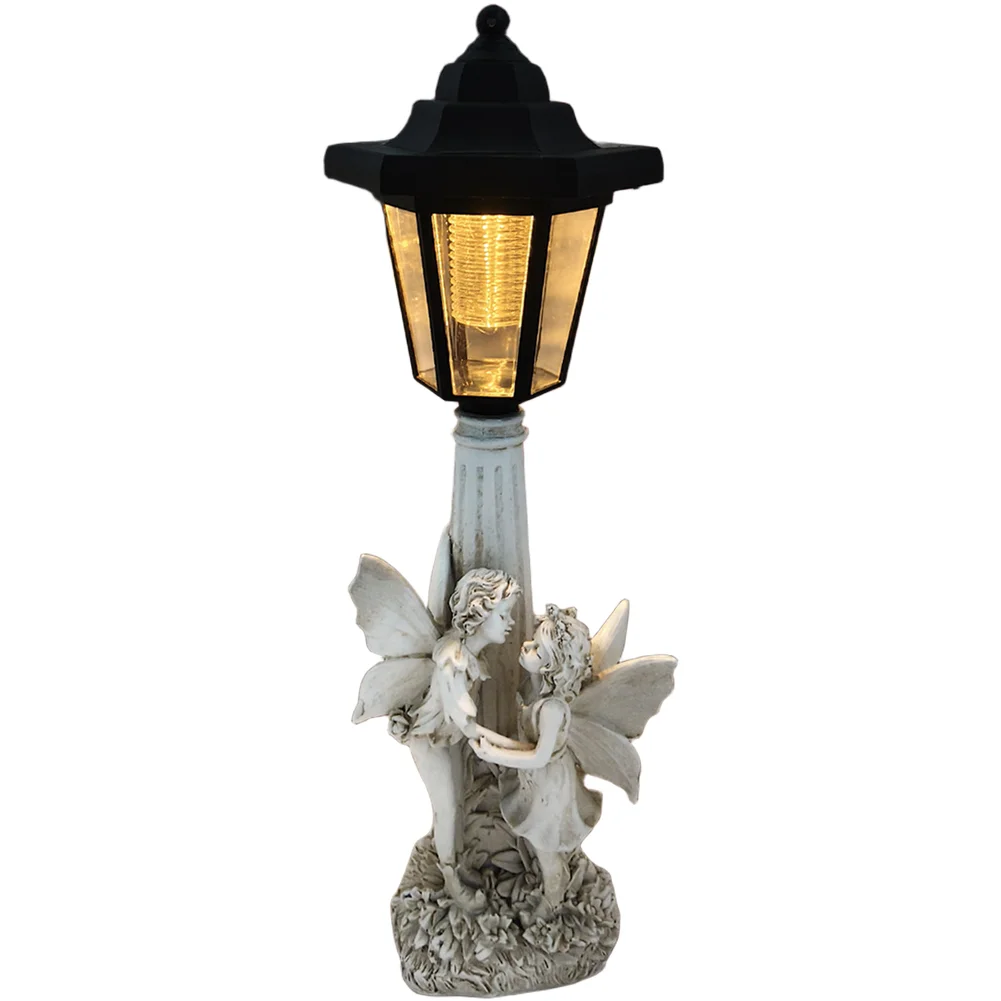 

Садовая лампа Купидон Ангел на солнечной энергии, водонепроницаемый уличный светильник с автоматическим датчиком для украшения сада, патио