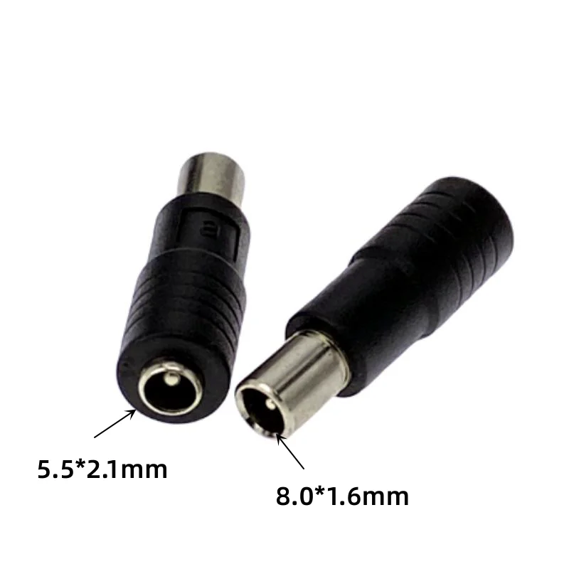 1 stücke 5,5*2,1mm weibliche jack zu 8,0*5,6mm 1,6mm Pin stecker DC Power stecker Adapter Laptop für Xiaomi Balance Roller