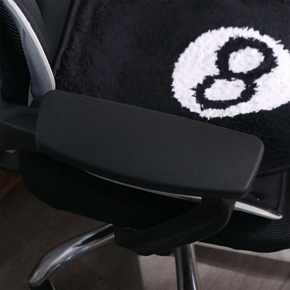 

1 пара, простая установка, сменный подлокотник для офисного стула, фиксированное/раздвижное крепление, съемные накладки на подлокотники для настольного стула с монтажным отверстием