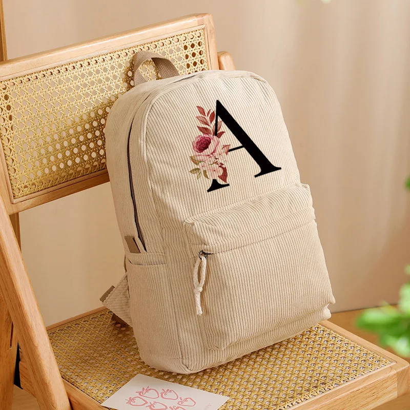 

2026 НОВЫЕ школьные сумки A-Z, рюкзак с буквенным принтом и именем, детский школьный рюкзак для детского сада, детский рюкзак для подростков, подарки