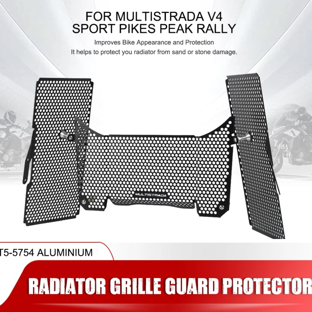 

Multistrada Radiator Grille Guard Cylinder Head Engine Guard Cover Protection For Ducati Multistrada V4 Sport Pikes Peak Rally