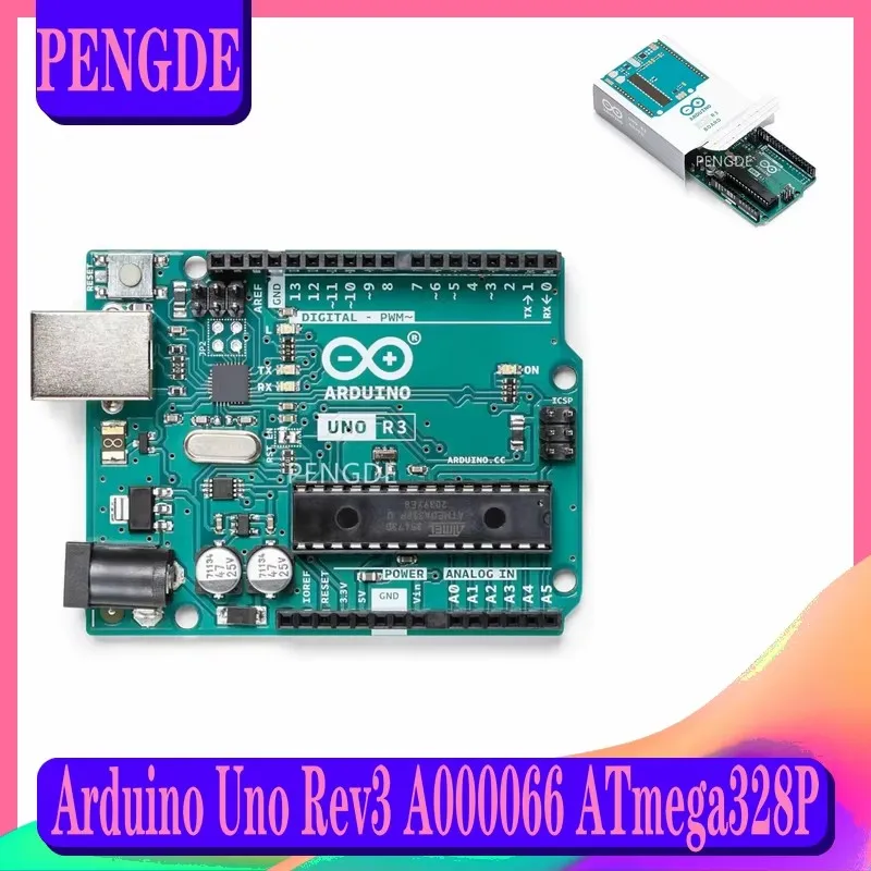 Arduino Uno Rev3 A000066 ATmega328P Arduino UNO is the best board to get started with electronics