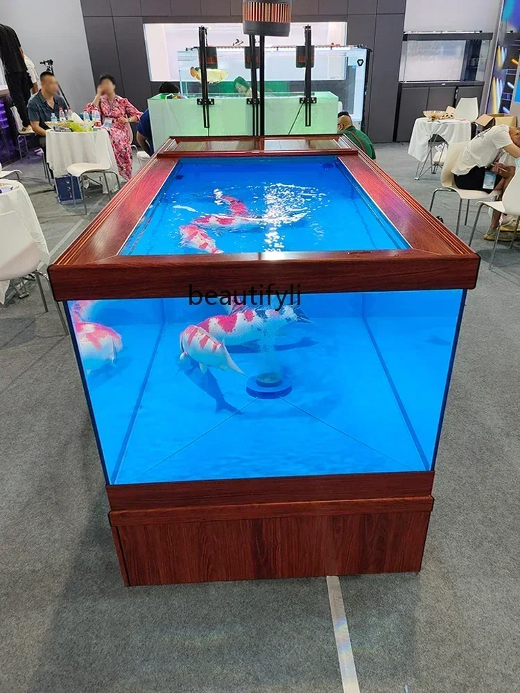 

cn8617 ss новый пруд кои, большой супер белый фильтр с золотой рыбкой, аквариум для рыб, аквариум для гостиной, офиса ss 8617