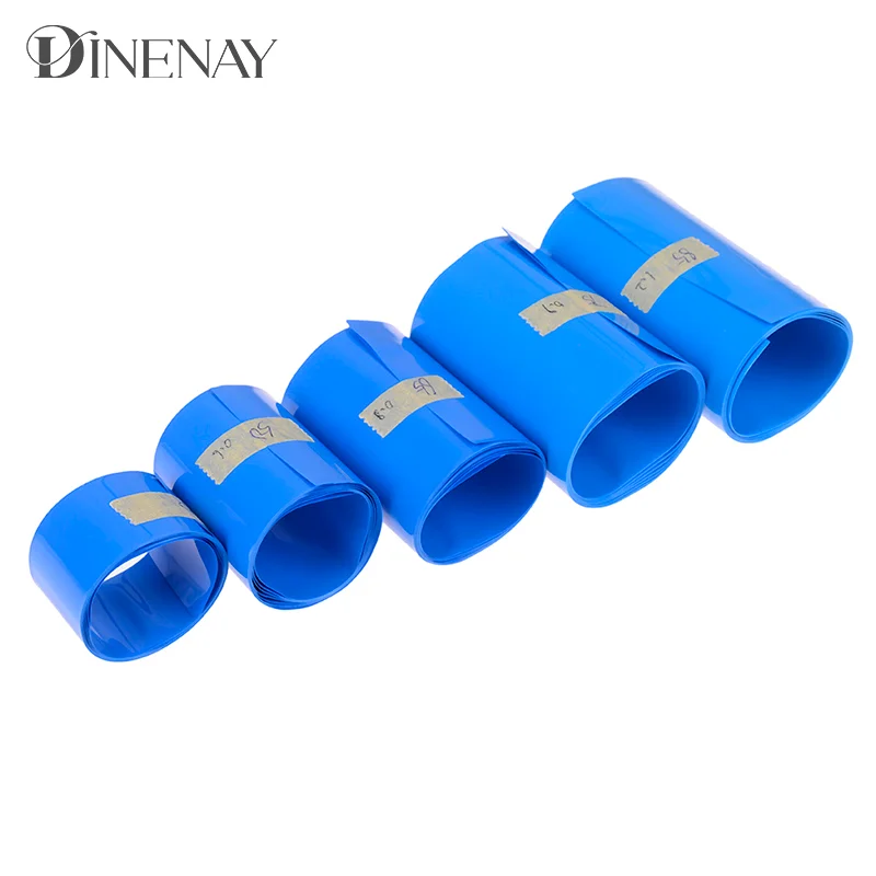 Sarung plester Film dapat menyusut, 18650 Li-ion baterai Heat Shrink Tube bungkus kulit PVC dapat menyusut