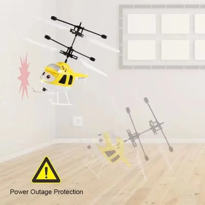 Mini Helicóptero RC XUBX Con Sensor Infrarrojo Y Luces LED – Juguete Volador Para Niños Y Adultos