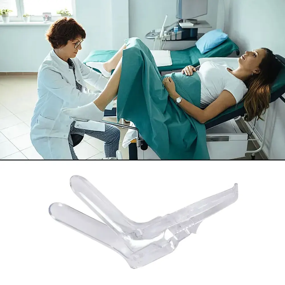 Clear Vagina Expansion Tool with Lights Medical Feminine Hygiene Genitals Anal Vaginal Dilator Colposcopy Speculum Tool