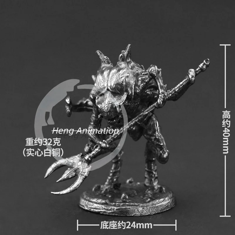 Figurki ze stopów metalu, potworów prymordalnych, figurki do gier planszowych, wstępnie pomalowane, kolekcjonerskie zabawki wojskowe