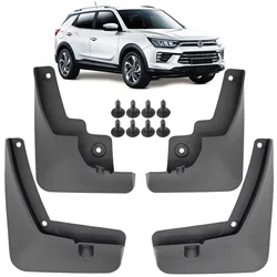 Bavettes pour Ssangyong Ssang Yong Korando, C300, Isabel 4, 2019, 2020, 2021, Garde-boue, Garde-boue, Splash Car Styline, Avant, Arrière