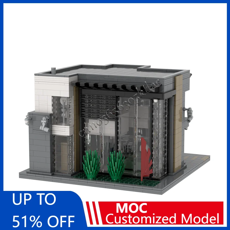 

3189 Parts MOC City Street View modern villa Modular Building Block Diy Educational Assembly Kids Toys Birthday Christmas Gifts