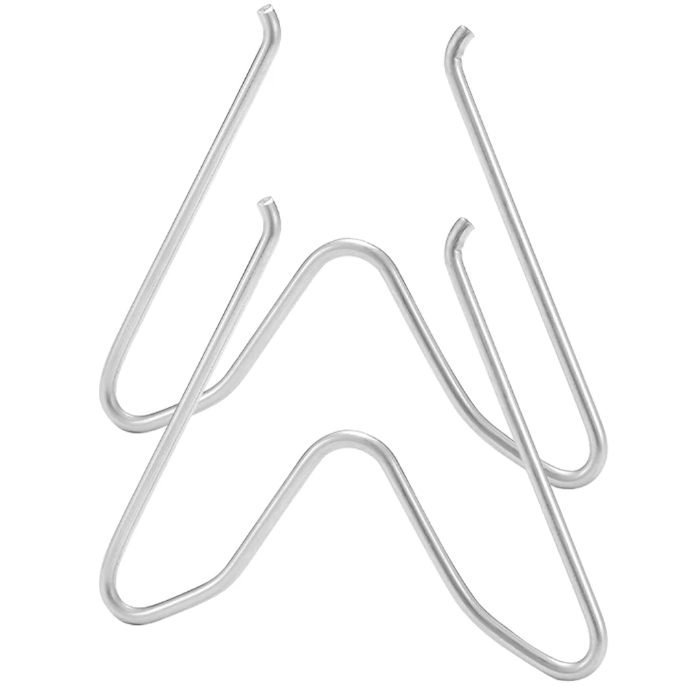 

2 Pcs Fixture Propane Tank Rack Stainless Gas Gadgets Holders Bottle Small Tools