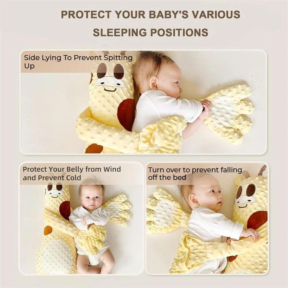 Electric Baby Startle Prevention Glove Cartoon Embrace and Sleeping Exhaust Pillow Remote Control Velvet Baby Soothing Palm
