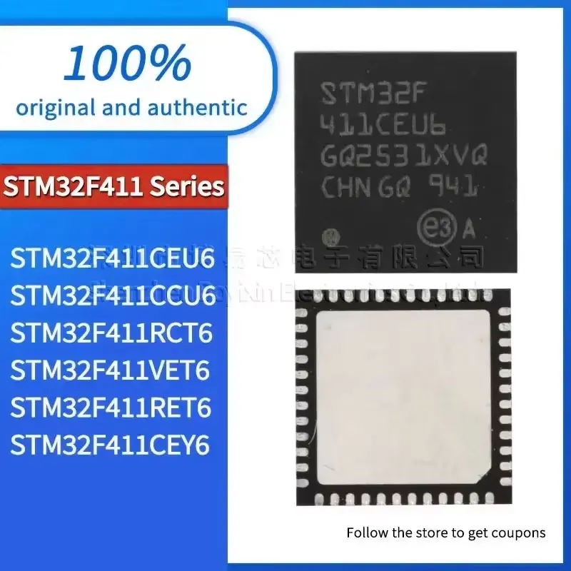 

STM32F411RET6 STM32F411CEY6 STM32F411VET6 STM32F411RCT6 quality assurance STM32F411CCU6 STM32F411CEU6 STM32F411VCT6