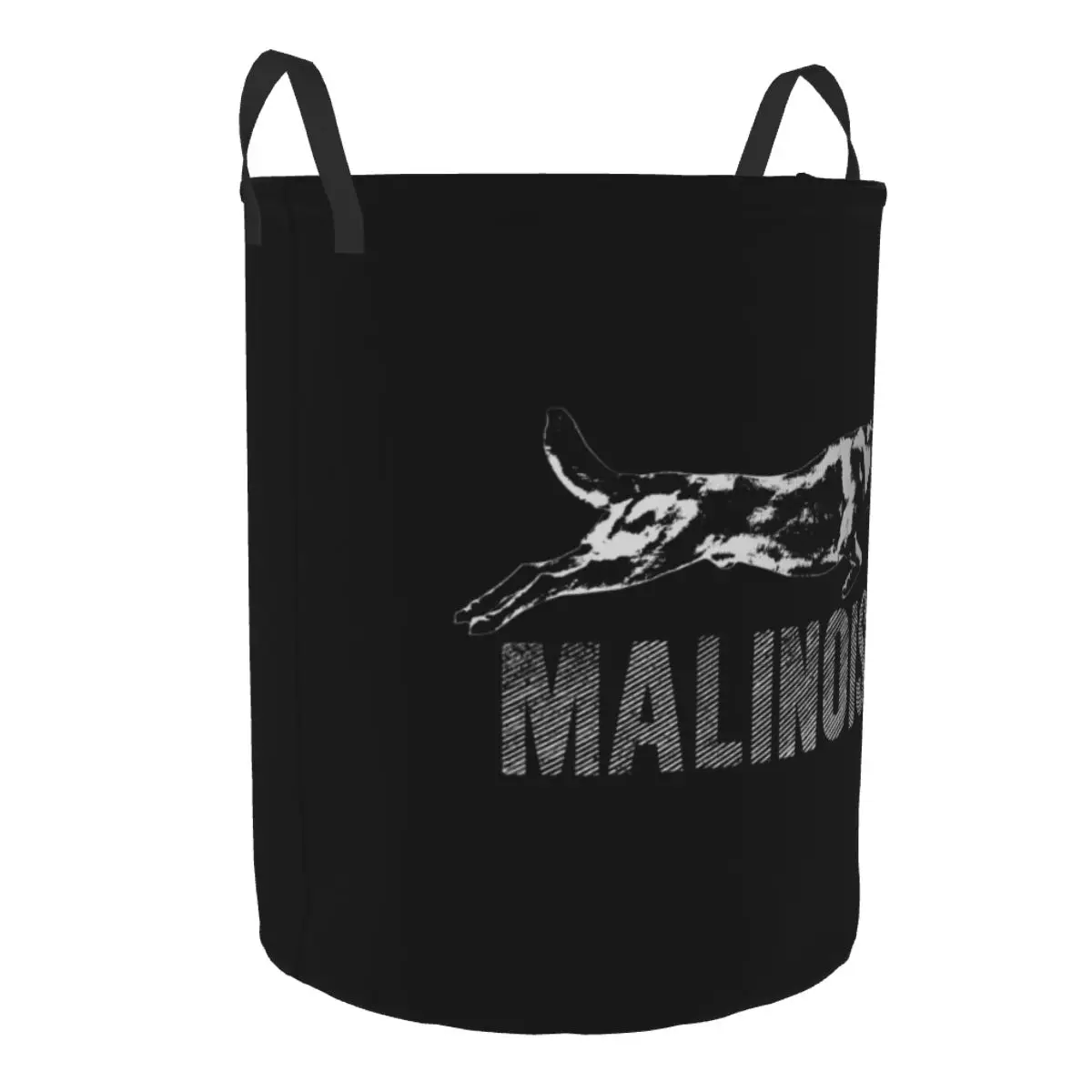 Custom Belgian Shepherd Malinois Laundry Hamper Large Clothes Storage Basket Mechelaar Dog Toy Bin Organizer for Kids