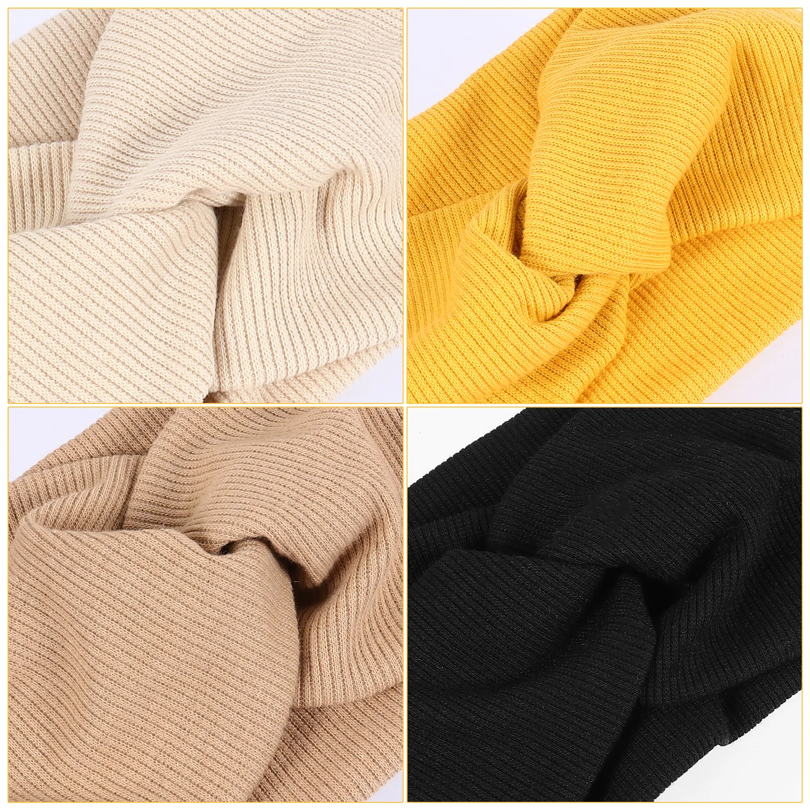 

4pcs Sports Headband Elastic Hairband Yoga Headwear Running Sweatbands Lightweight Headdress for Girls Hair Styling Tools