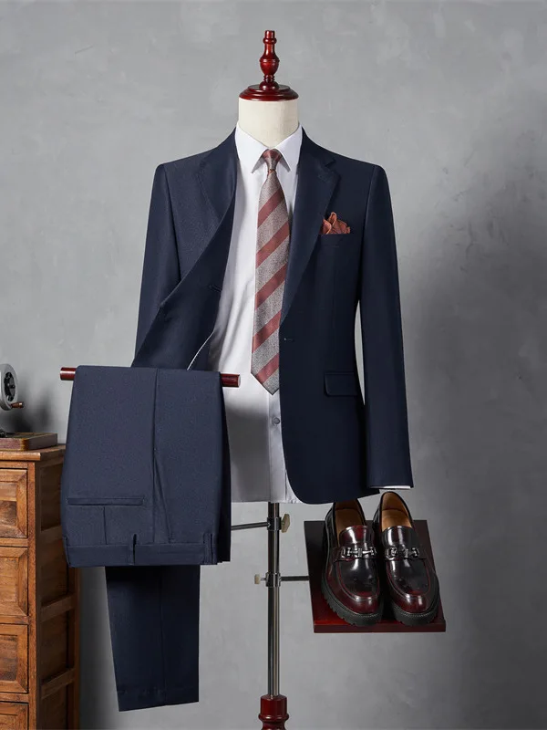 WLS New Wedding Suit for Men Slim and Handsome Groom