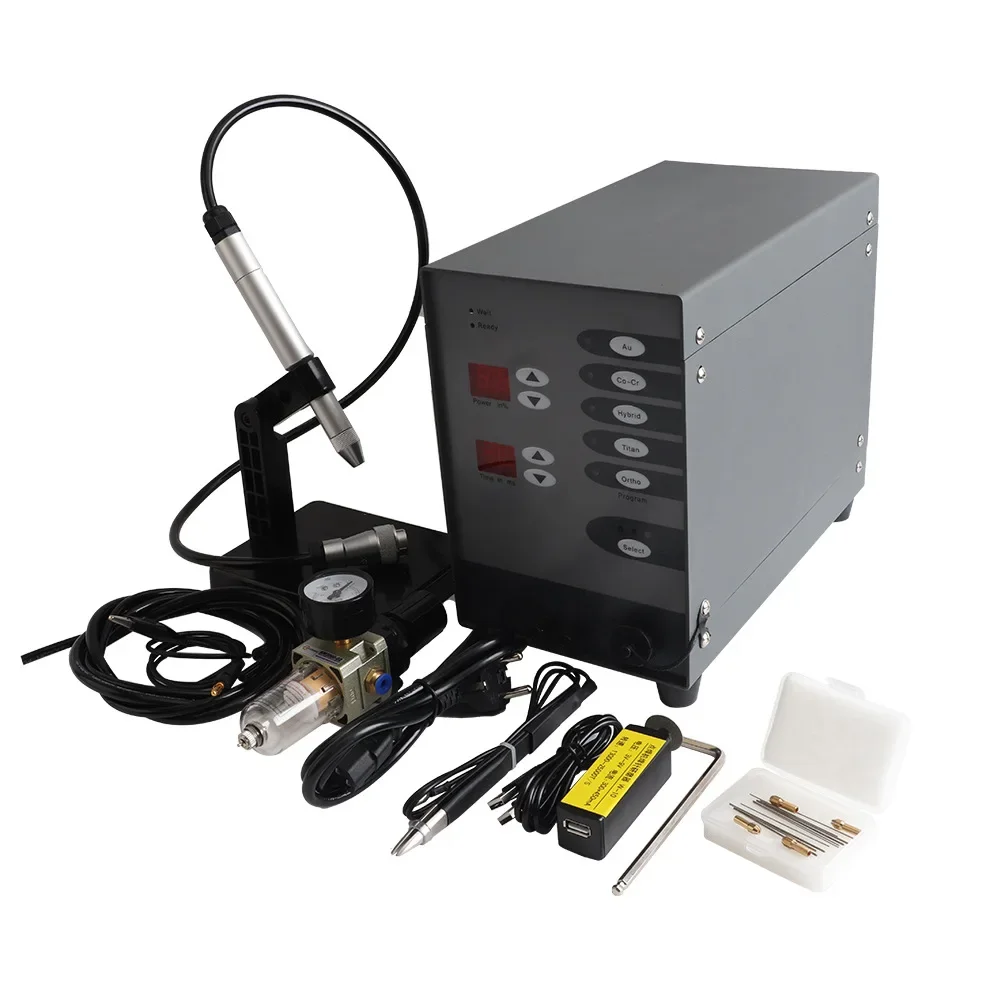 

Newest 100A Spot Welding Machine Portable for Jewelry Welding Handled for Gold Silver Pulse Arc Argon Soldering Welder